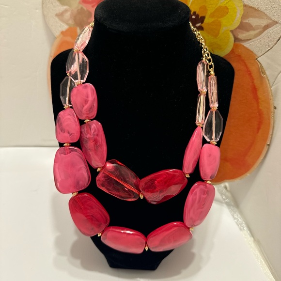 Golden girls statement Necklace, Minimalist Golden Hypoallergenic… - Picture 9 of 12